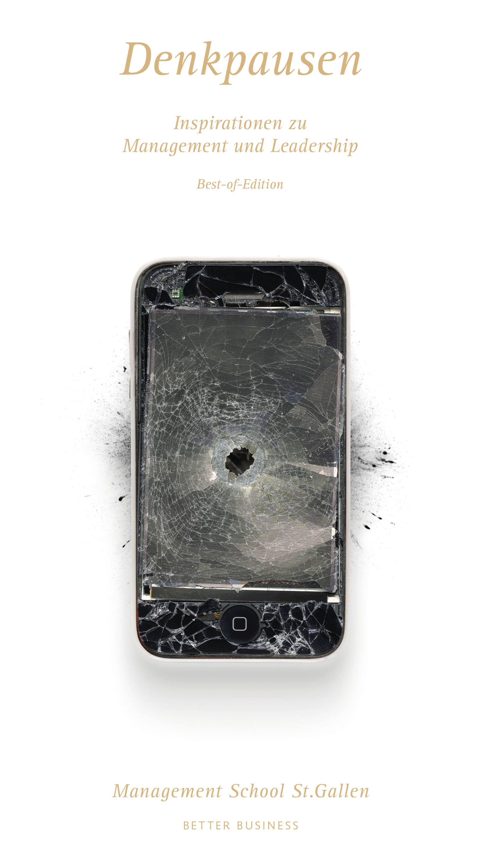 Deckblatt der Denkpause 13 «Inspirationen zu Management und Leadership» mit modernem Design und dem Logo der Management School St. Gallen.